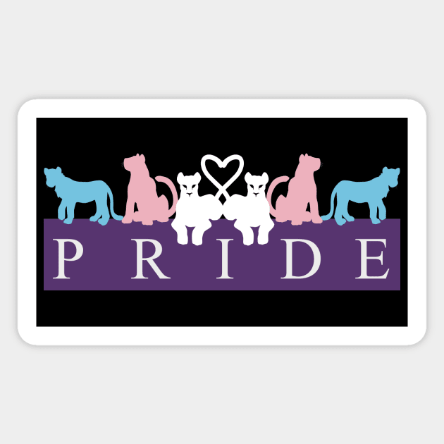 Trans Lion Pride 2 Sticker by Ausplosion